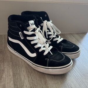 Vans Black and White High-Tops